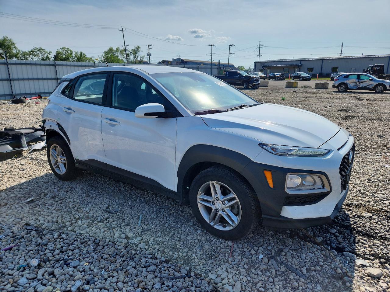 2021 Hyundai Kona Se White vin: KM8K12AA4MU602712