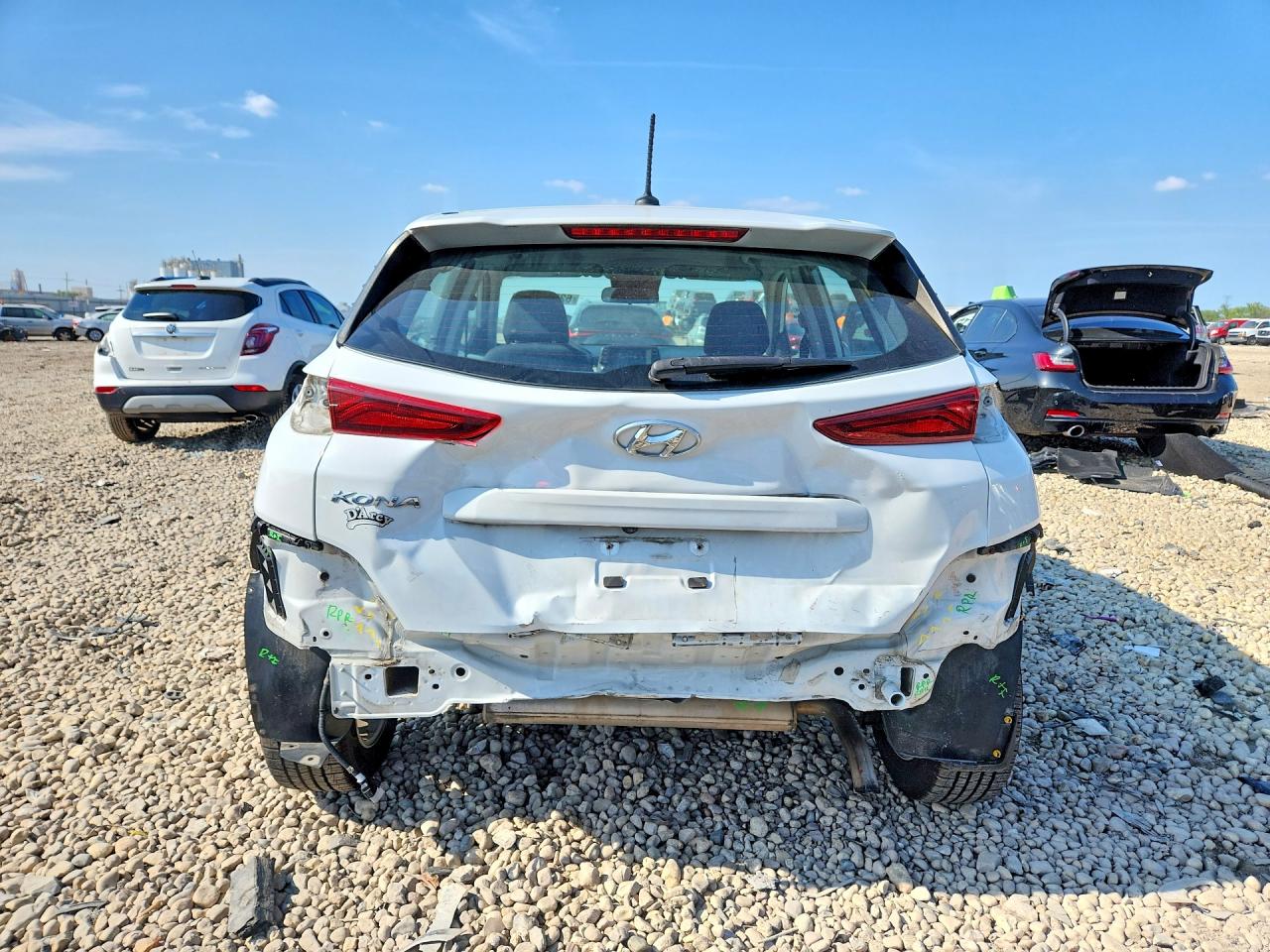 2021 Hyundai Kona Se White vin: KM8K12AA4MU602712