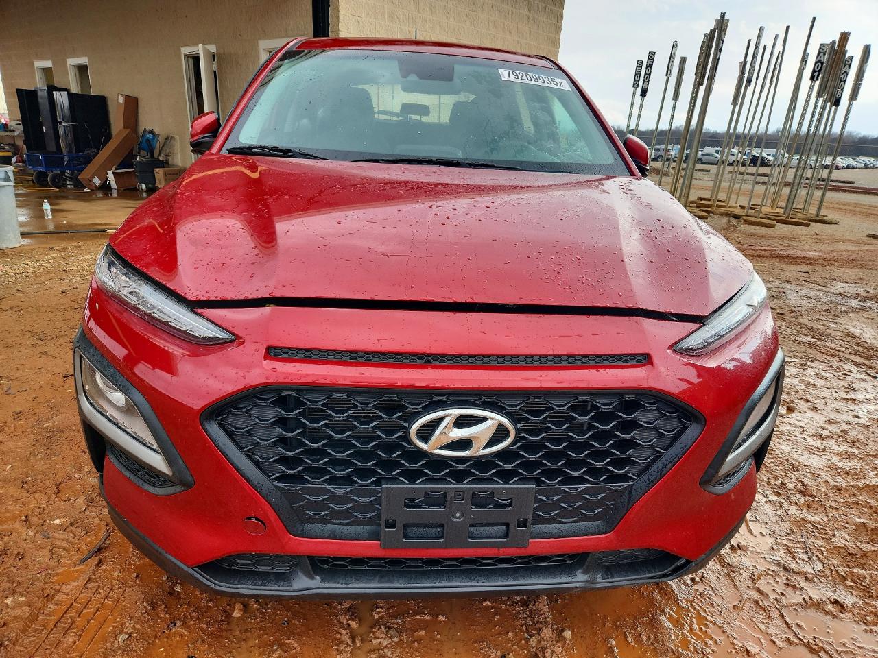 2021 Hyundai Kona Se Red vin: KM8K12AA8MU665859