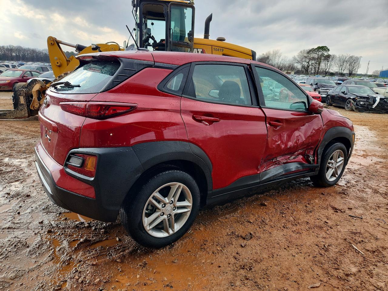 2021 Hyundai Kona Se Red vin: KM8K12AA8MU665859