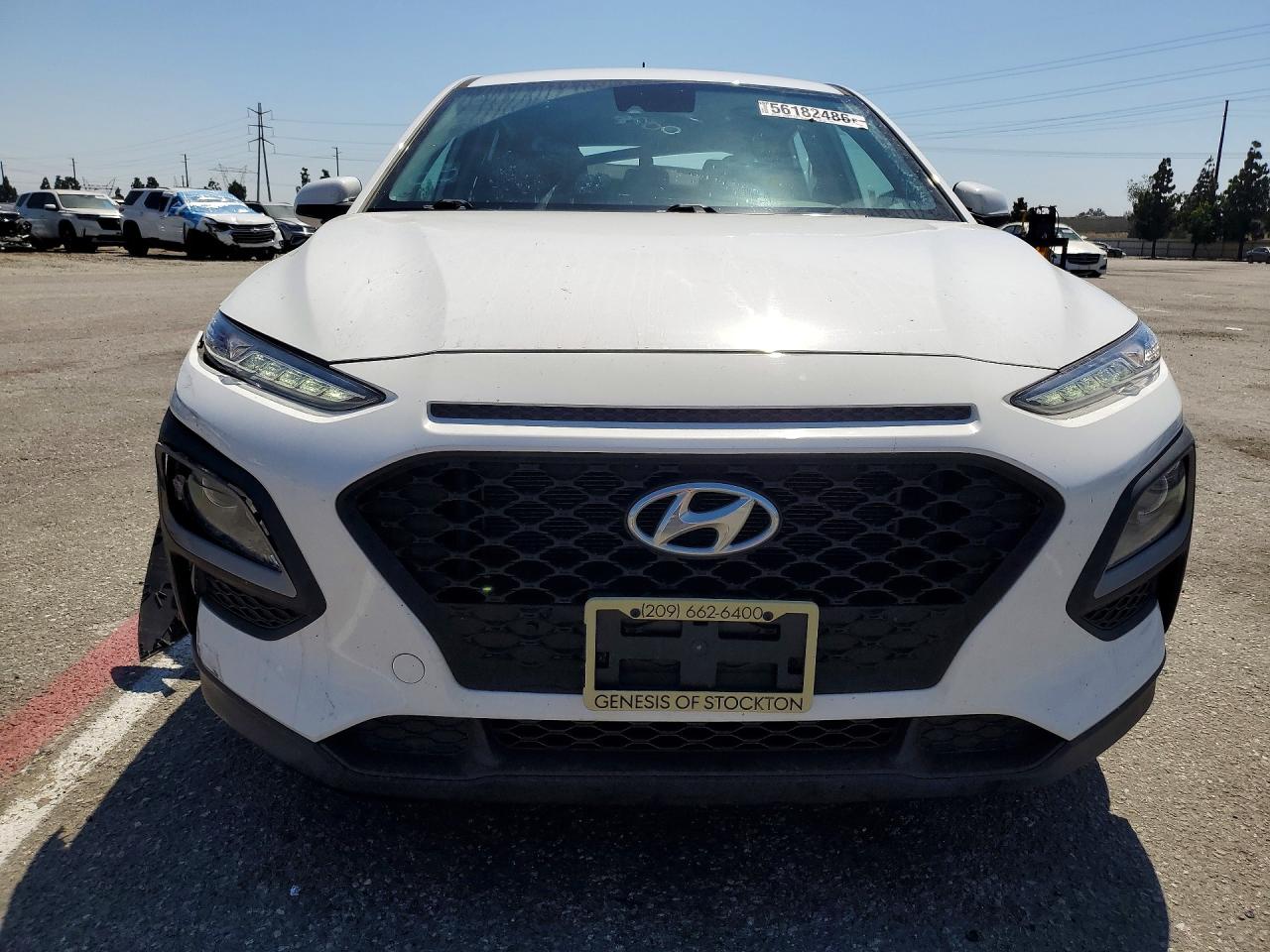 2021 Hyundai Kona Se White vin: KM8K12AA8MU722898