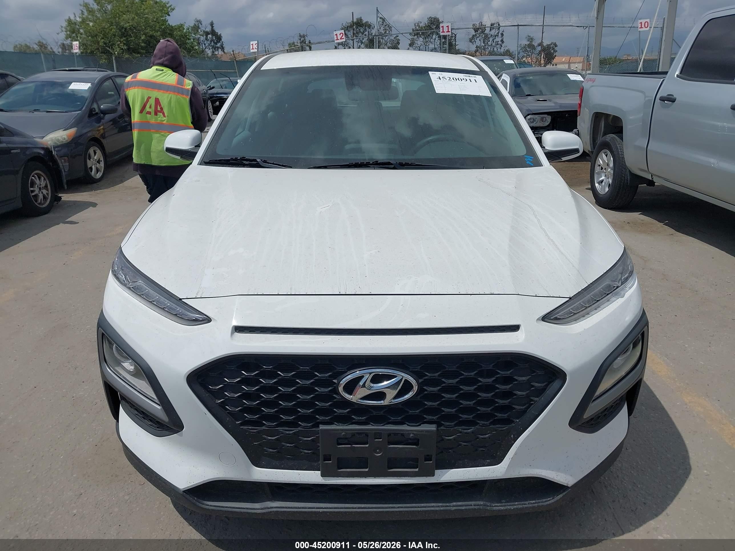 2021 Hyundai Kona Se White vin: KM8K12AA9MU741623