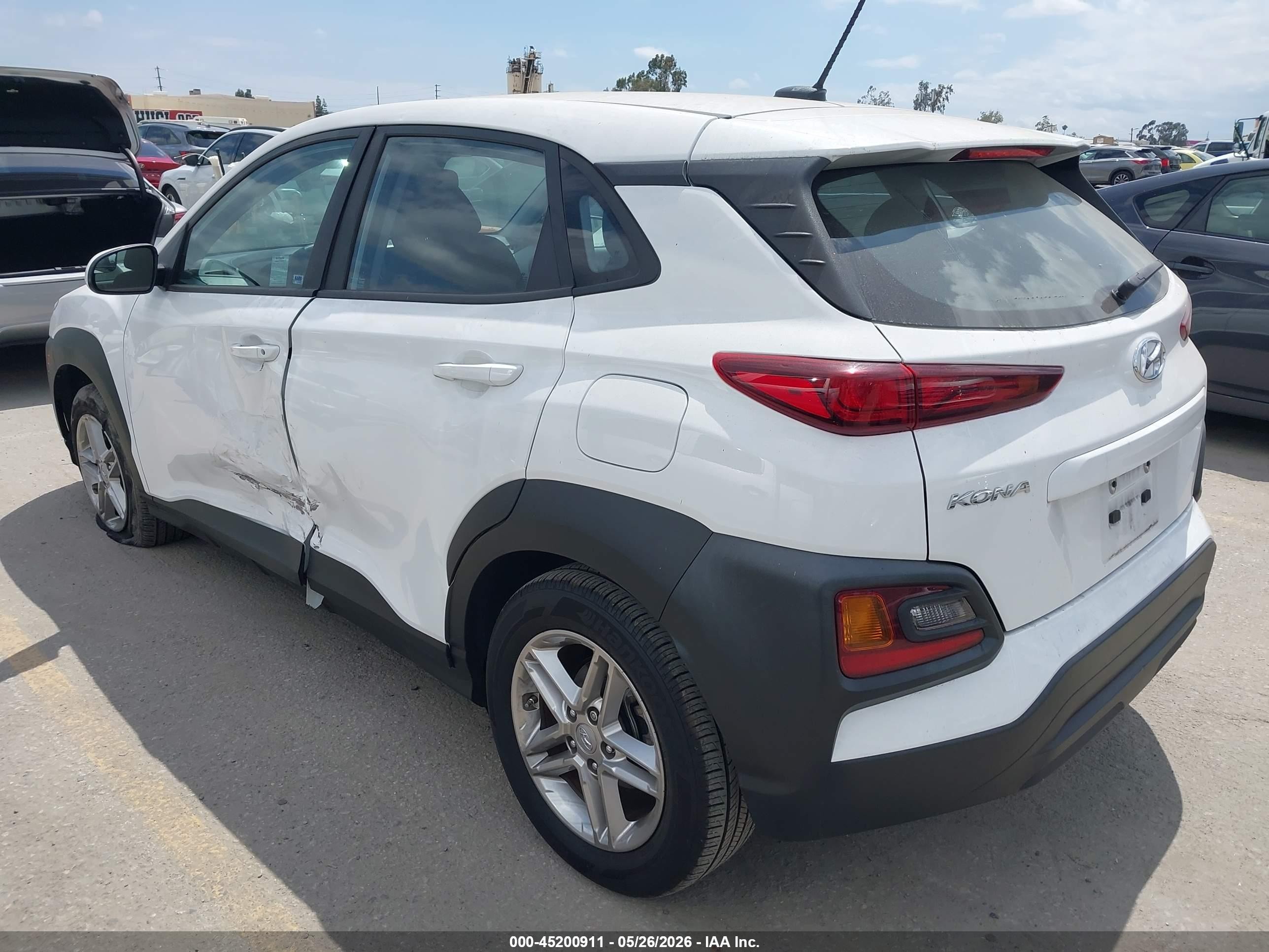2021 Hyundai Kona Se White vin: KM8K12AA9MU741623