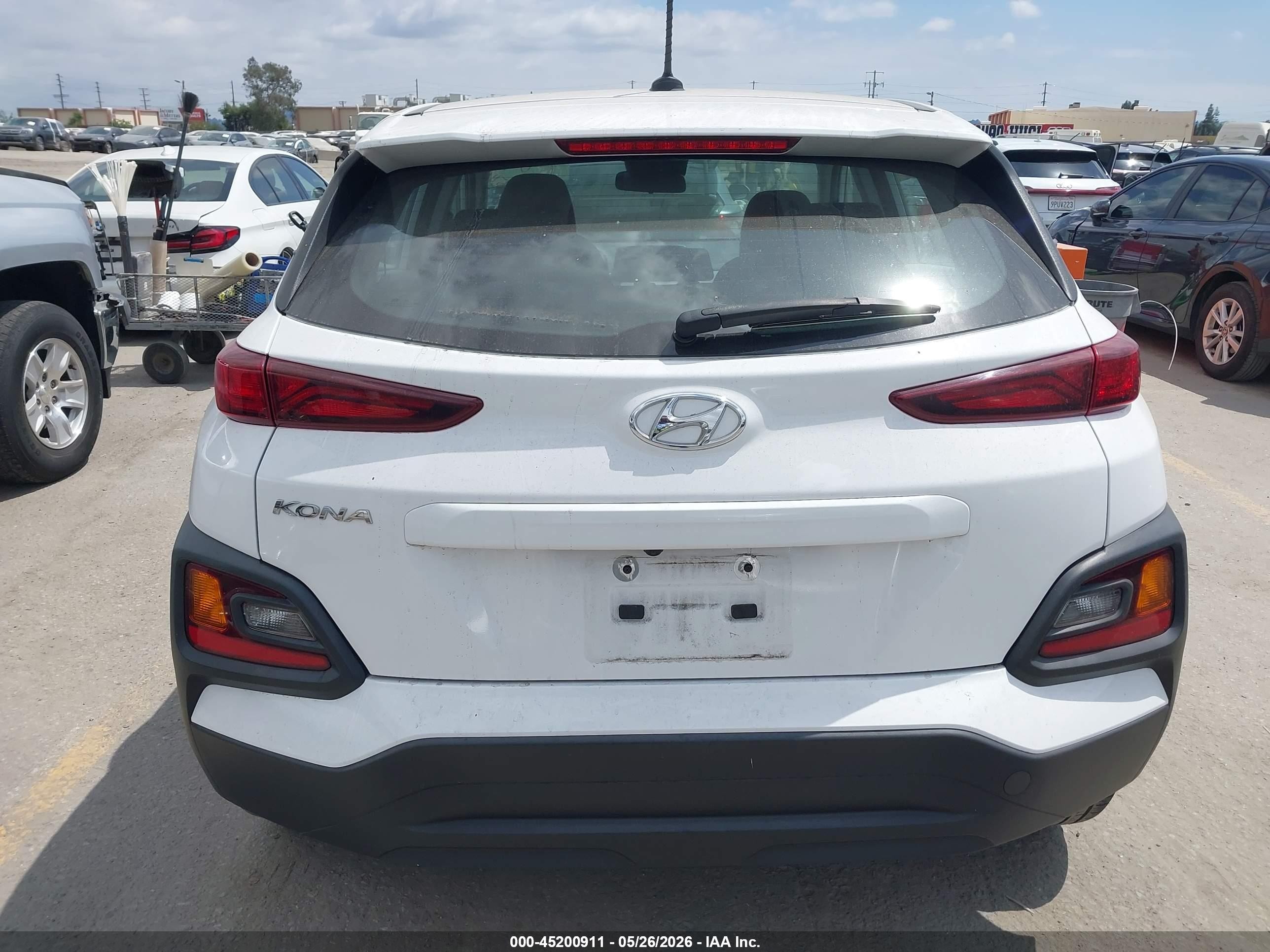 2021 Hyundai Kona Se White vin: KM8K12AA9MU741623