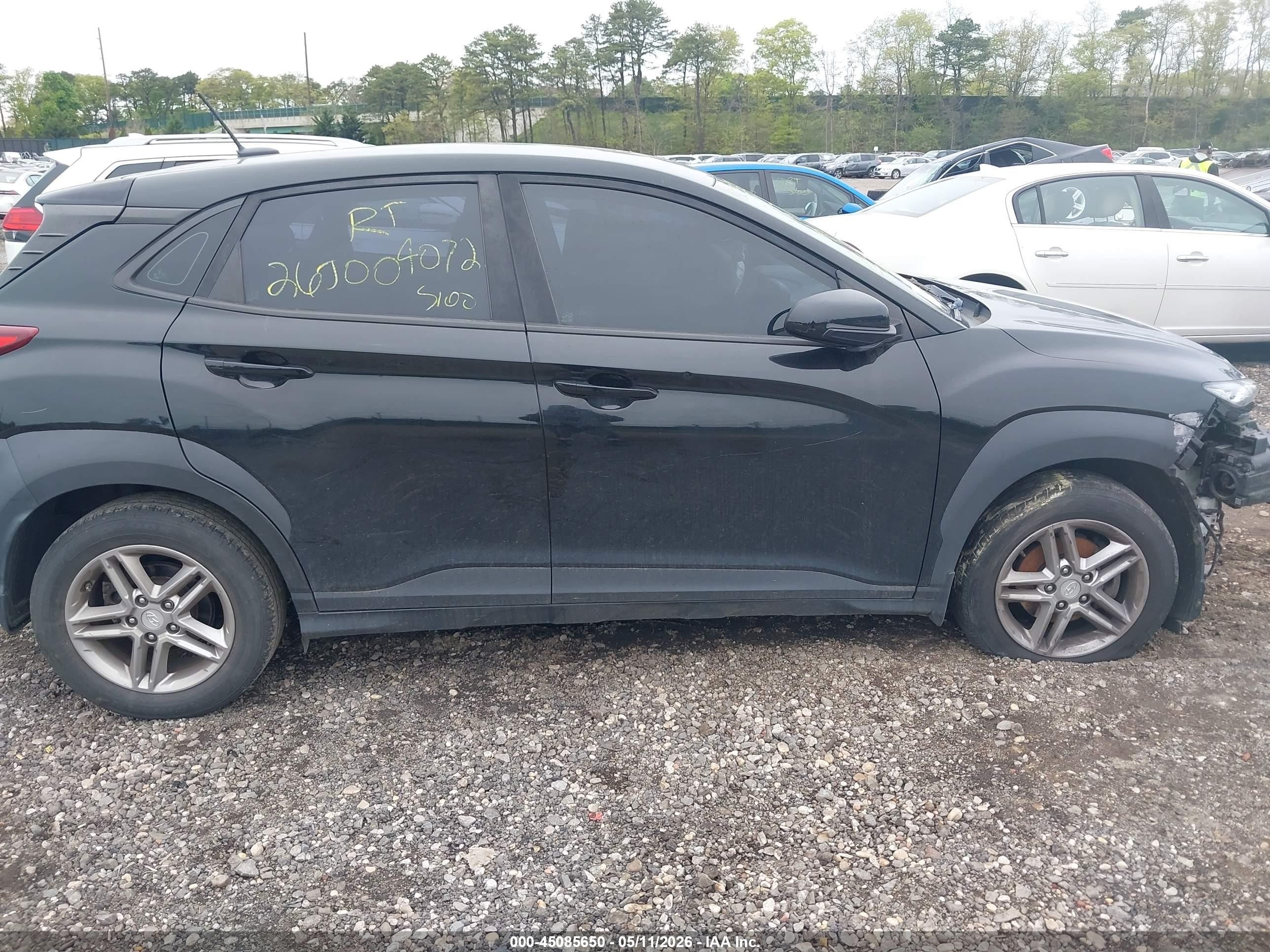 2019 Hyundai Kona Se Черный vin: KM8K12AAXKU339476