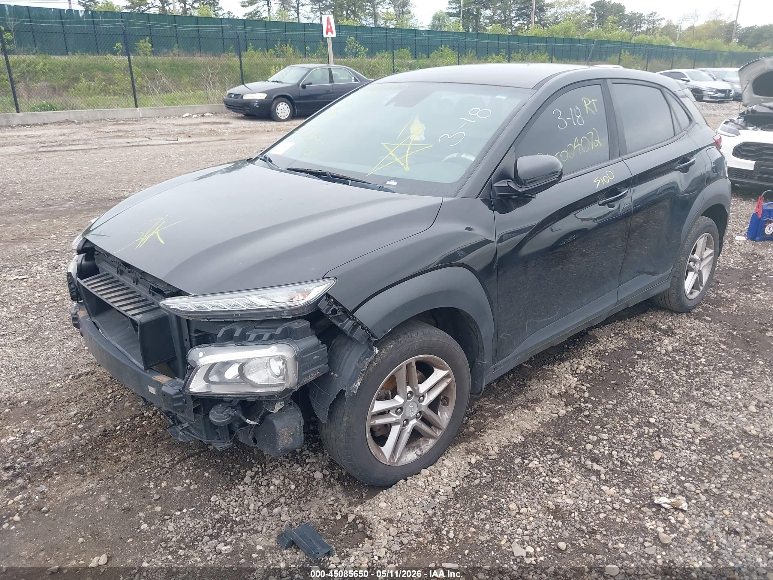 2019 Hyundai Kona Se Черный vin: KM8K12AAXKU339476