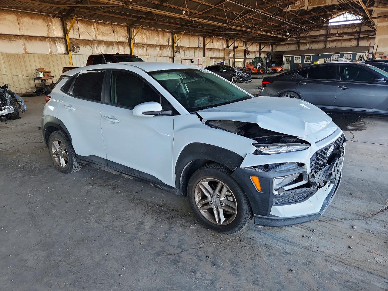 2021 Hyundai Kona Se White vin: KM8K12AAXMU663899