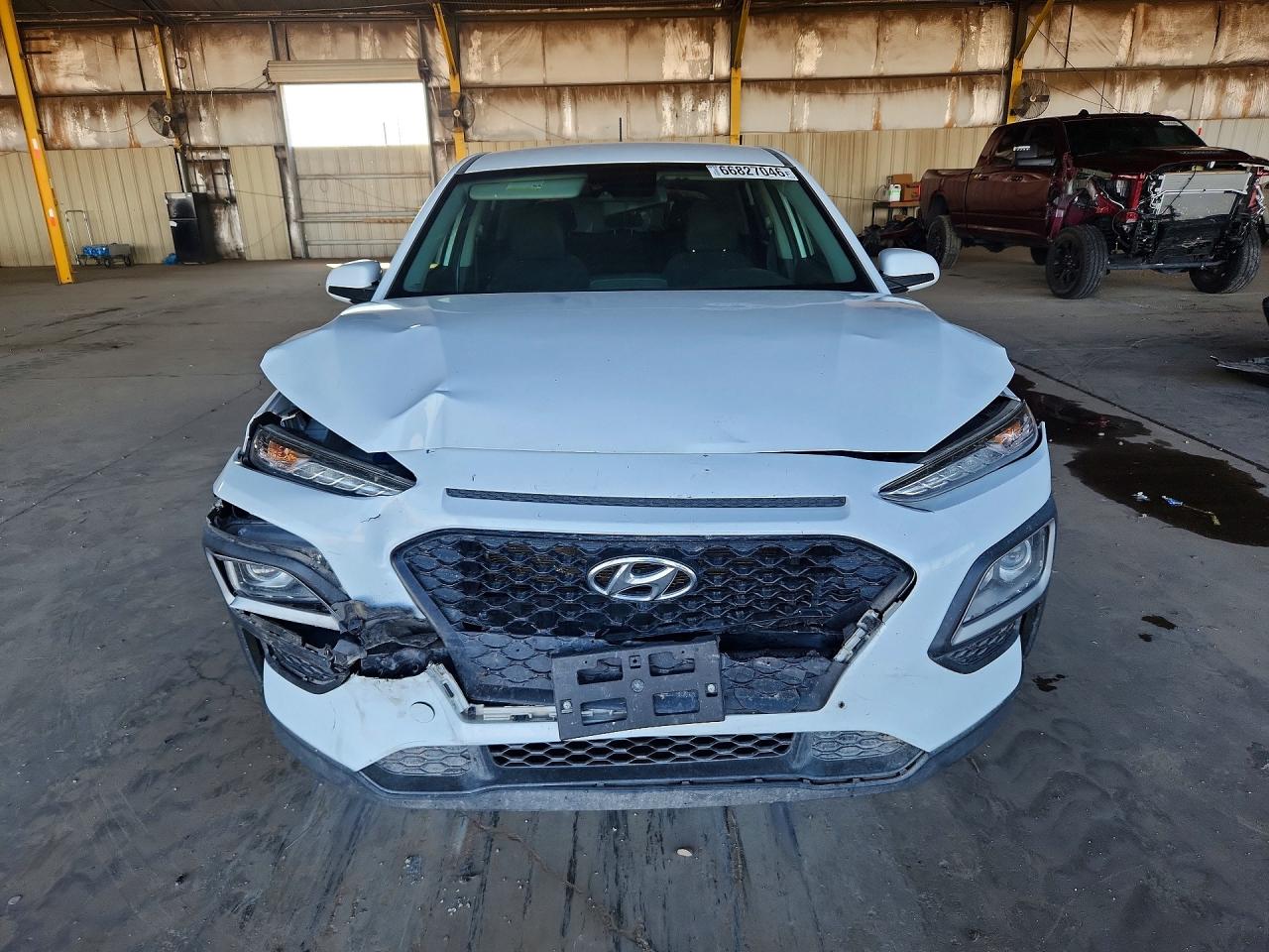 2021 Hyundai Kona Se White vin: KM8K12AAXMU663899