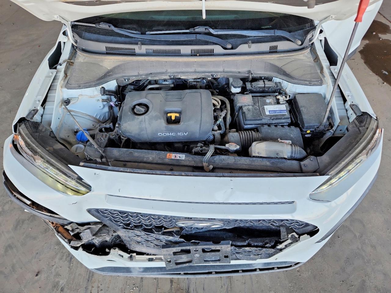 2021 Hyundai Kona Se White vin: KM8K12AAXMU663899
