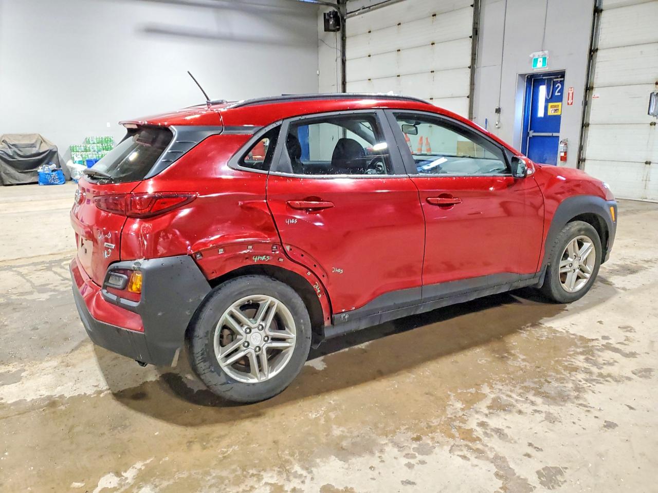 2019 Hyundai Kona Se Red vin: KM8K1CAA4KU206332