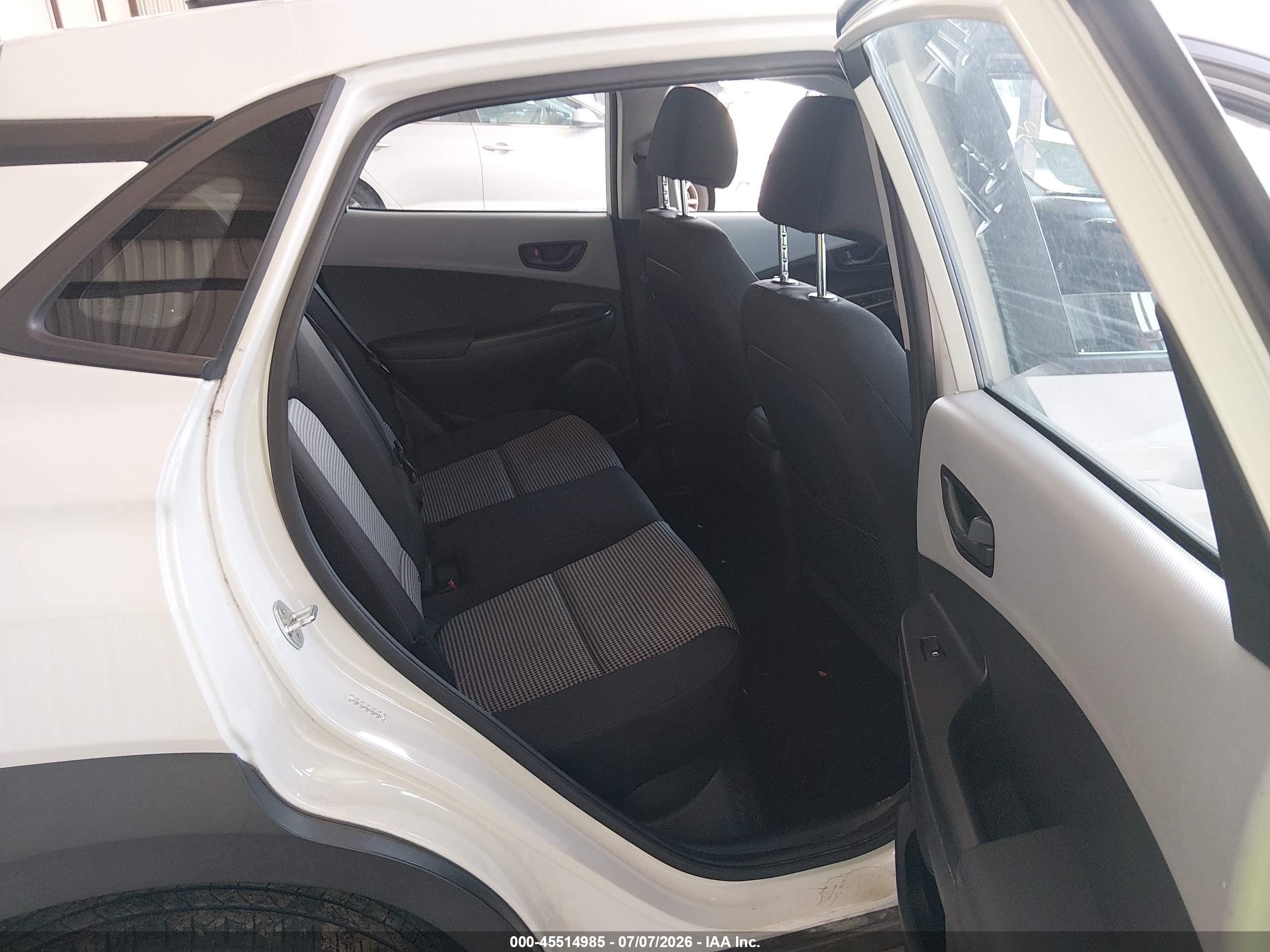 2021 Hyundai Kona Se White vin: KM8K1CAA6MU659693