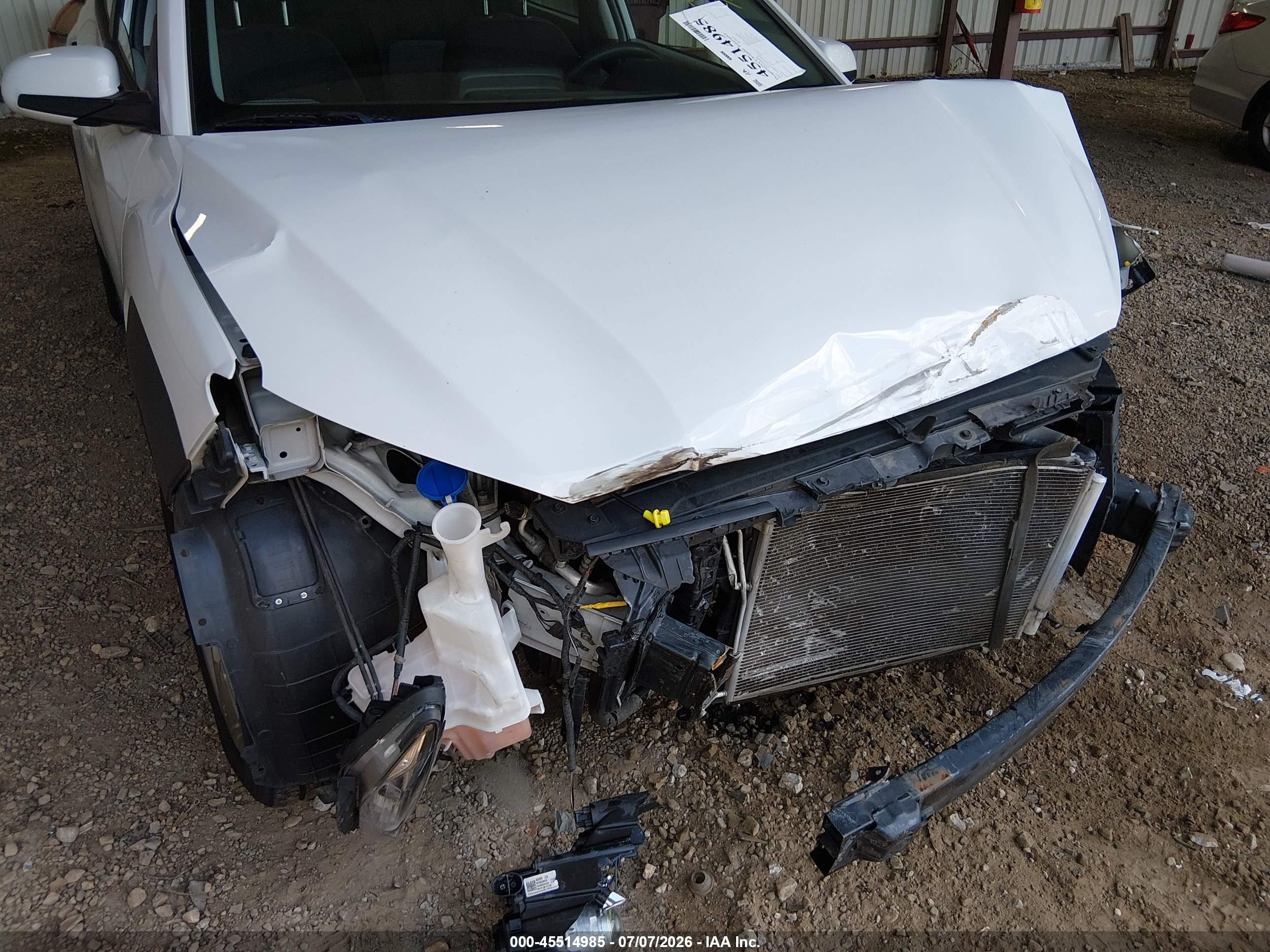 2021 Hyundai Kona Se White vin: KM8K1CAA6MU659693