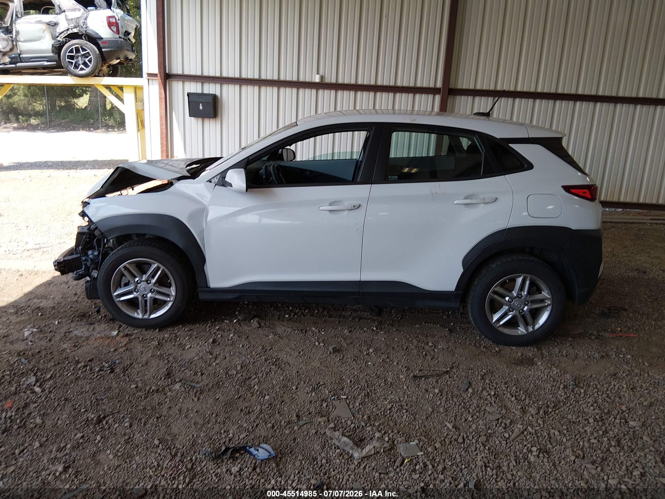 2021 Hyundai Kona Se White vin: KM8K1CAA6MU659693