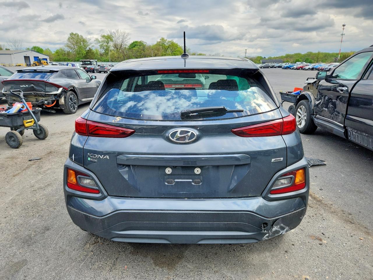 2021 Hyundai Kona Se Угольный vin: KM8K1CAA6MU680317