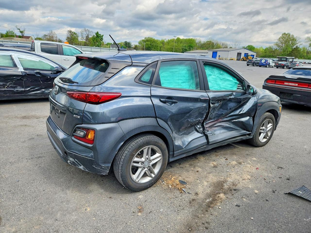 2021 Hyundai Kona Se Угольный vin: KM8K1CAA6MU680317