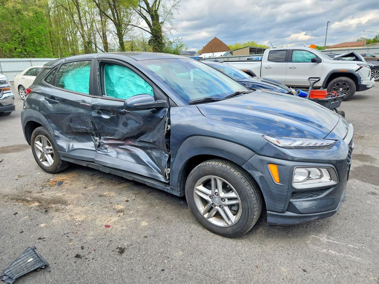 2021 Hyundai Kona Se Угольный vin: KM8K1CAA6MU680317