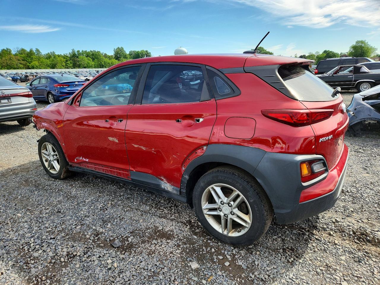2018 Hyundai Kona Se Бордовый vin: KM8K1CAA9JU095971