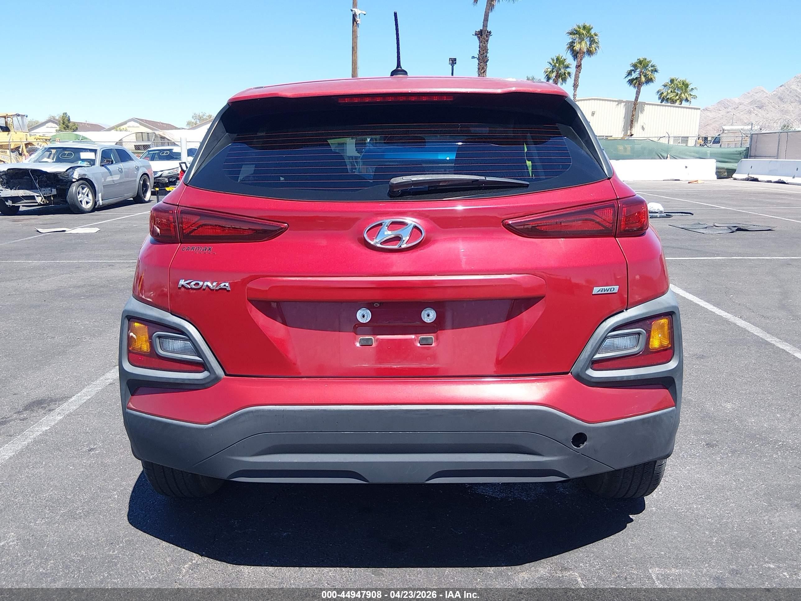 2018 Hyundai Kona Se Красный vin: KM8K1CAAXJU113846
