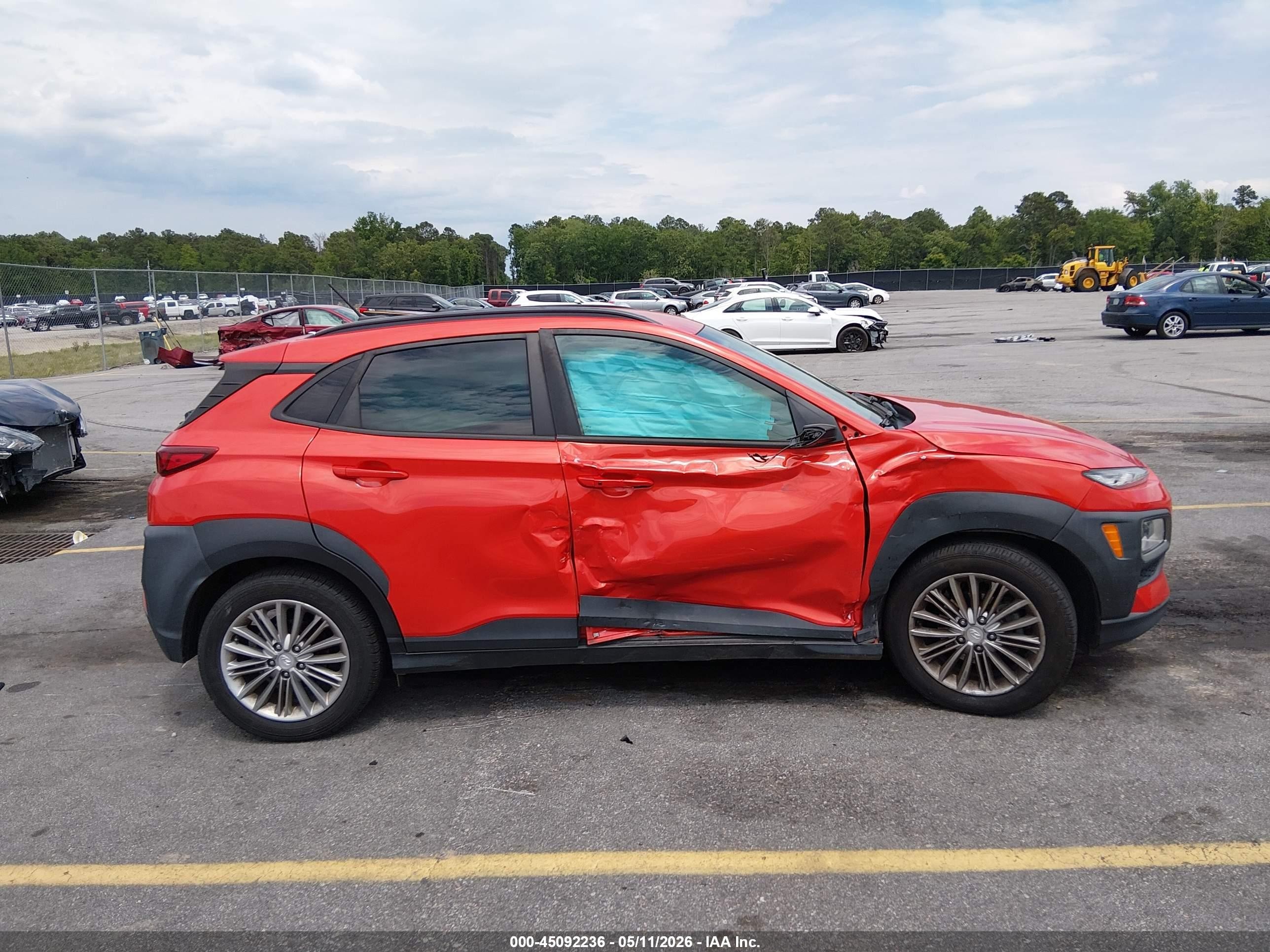 2019 Hyundai Kona Sel Оранжевый vin: KM8K22AA0KU351164