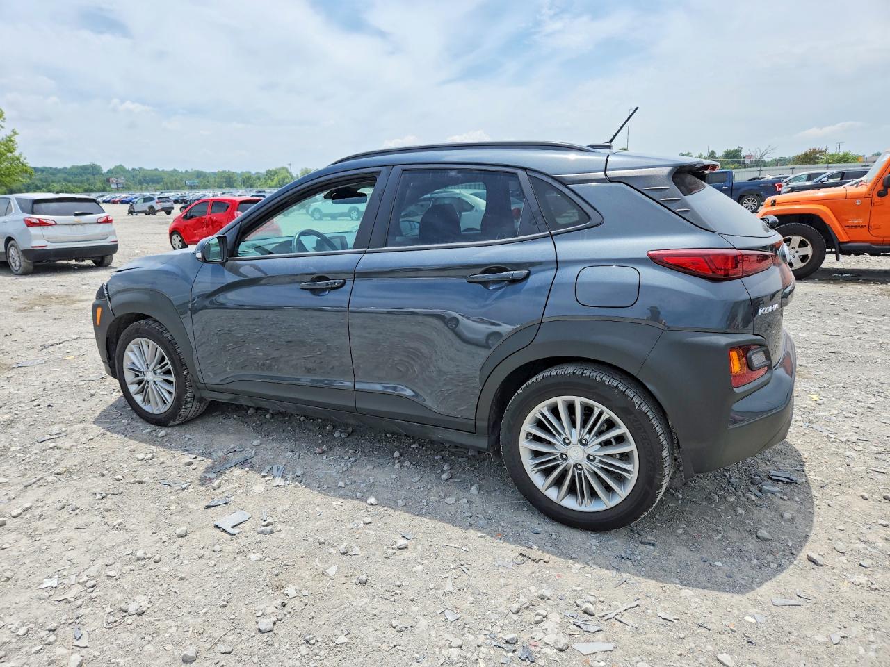 2020 Hyundai Kona Sel Gray vin: KM8K22AA0LU487652
