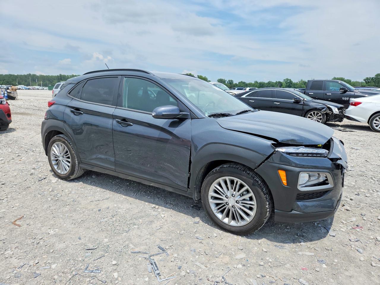 2020 Hyundai Kona Sel Gray vin: KM8K22AA0LU487652