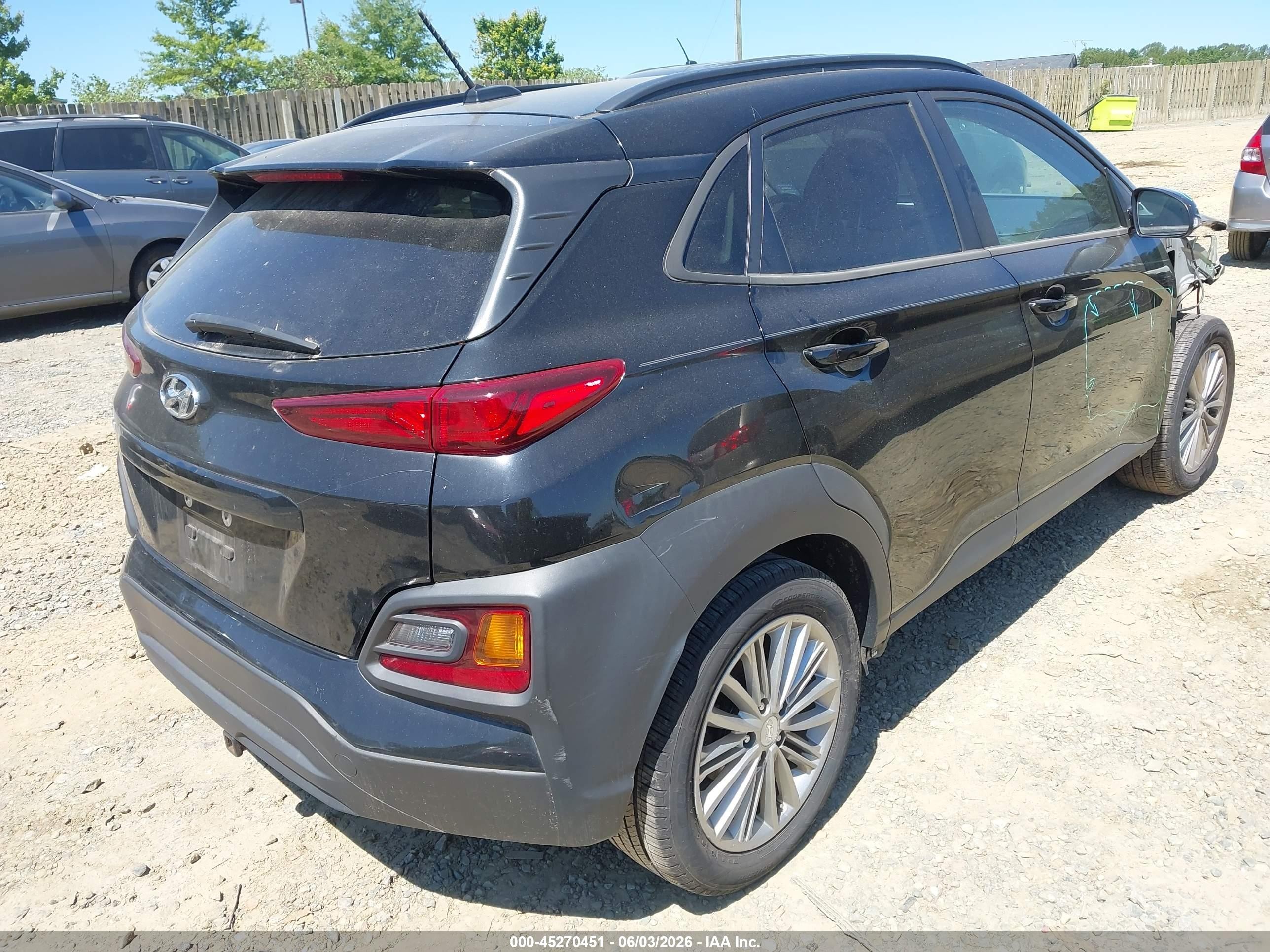 2020 Hyundai Kona Sel Black vin: KM8K22AA1LU404360