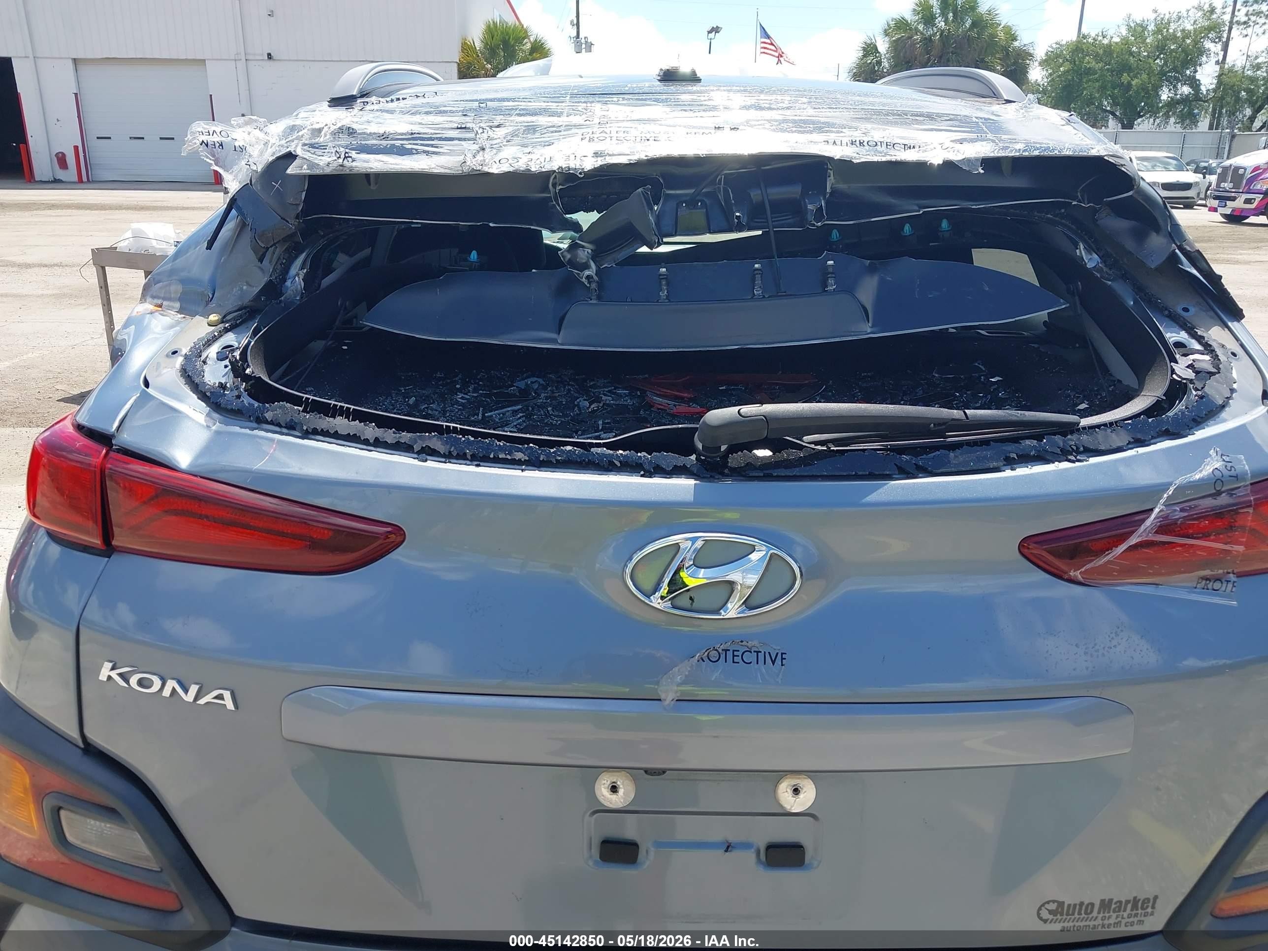 2019 Hyundai Kona Sel Gray vin: KM8K22AA2KU234718