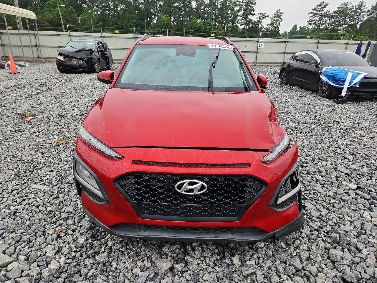 2021 Hyundai Kona Sel Red vin: KM8K22AA5MU668554