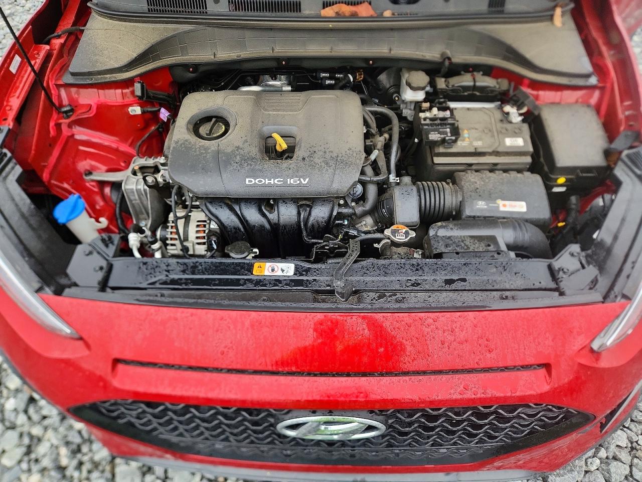 2021 Hyundai Kona Sel Red vin: KM8K22AA5MU668554