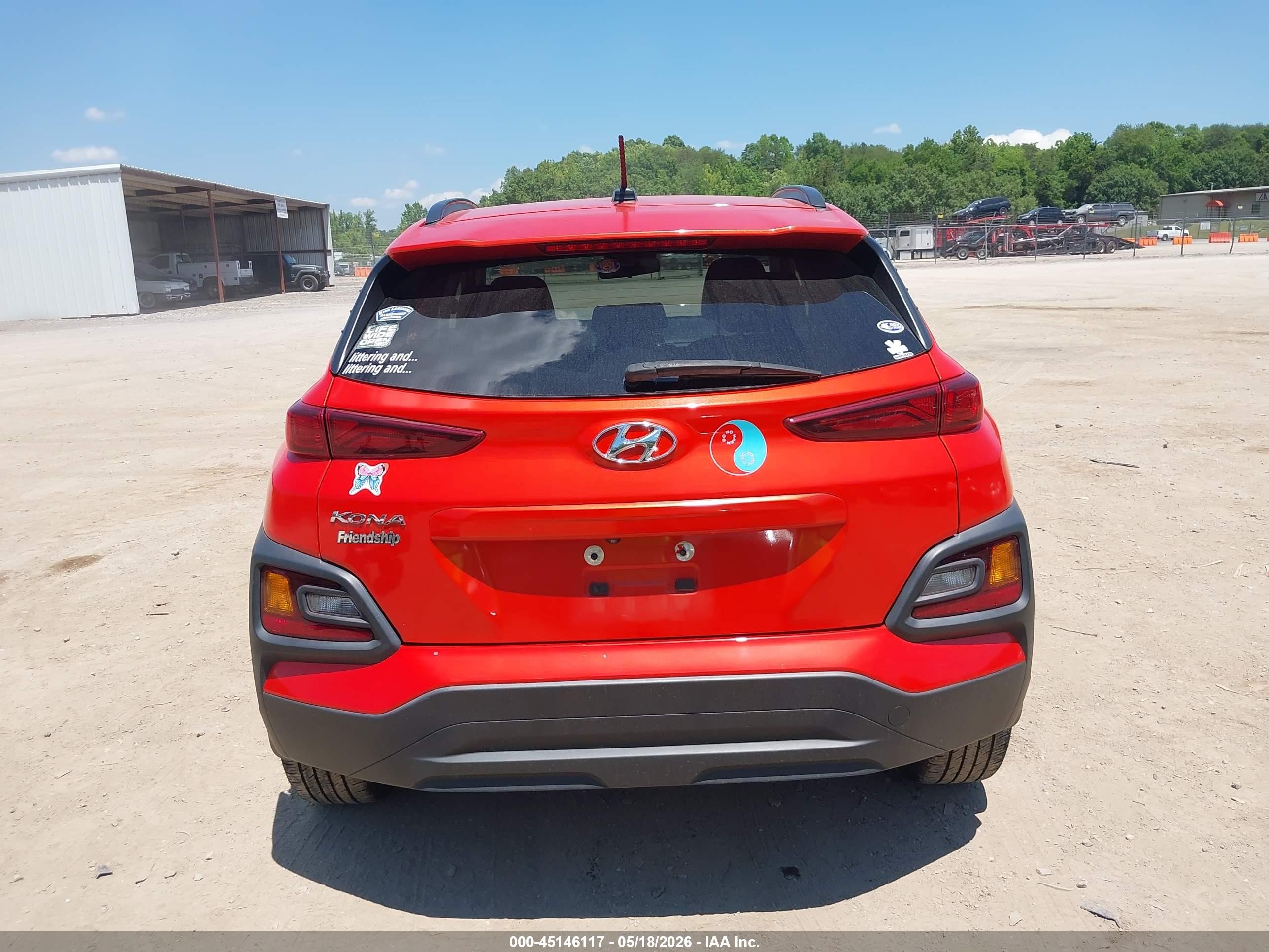 2020 Hyundai Kona Sel Оранжевый vin: KM8K22AA6LU560362
