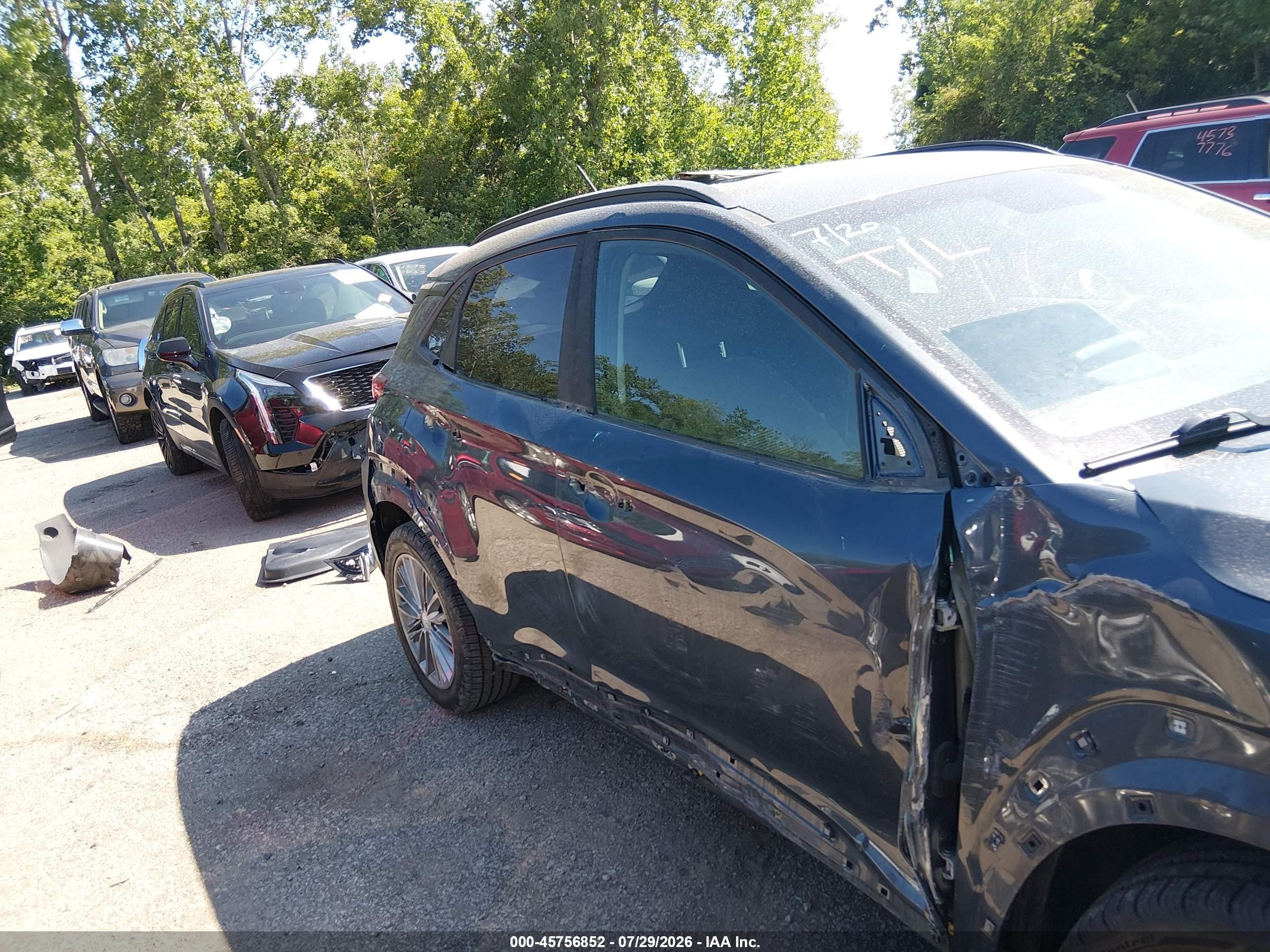 2018 Hyundai Kona Sel Gray vin: KM8K22AA7JU121894
