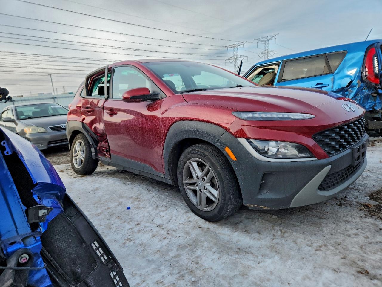 2023 Hyundai Kona Se Red vin: KM8K22AB2PU038455