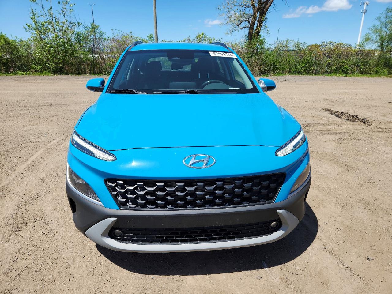 2022 Hyundai Kona Se Синий vin: KM8K22AB4NU773046