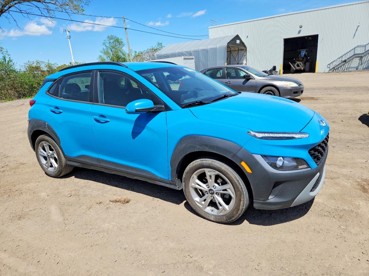2022 Hyundai Kona Se Синий vin: KM8K22AB4NU773046