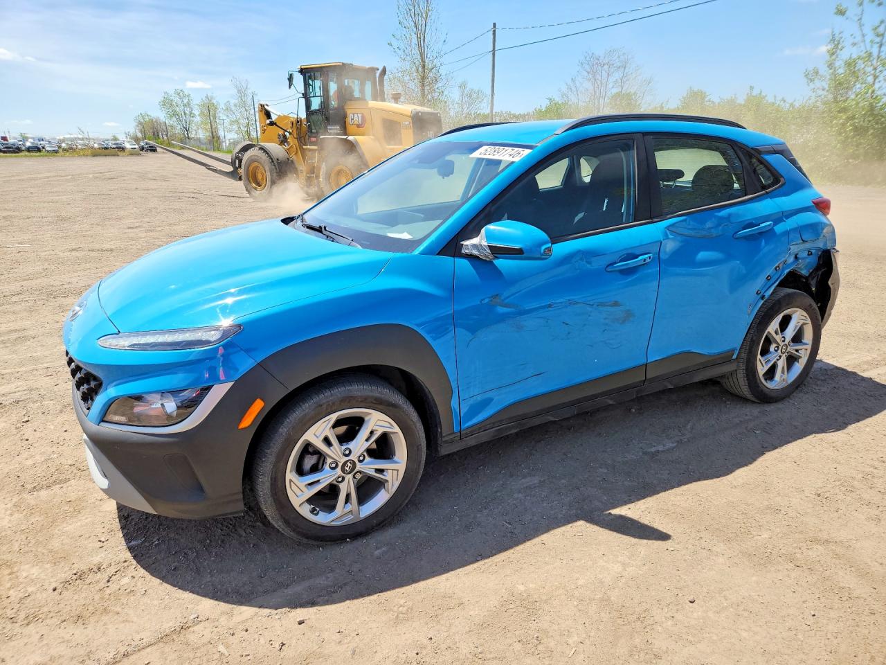 2022 Hyundai Kona Se Blue vin: KM8K22AB4NU773046
