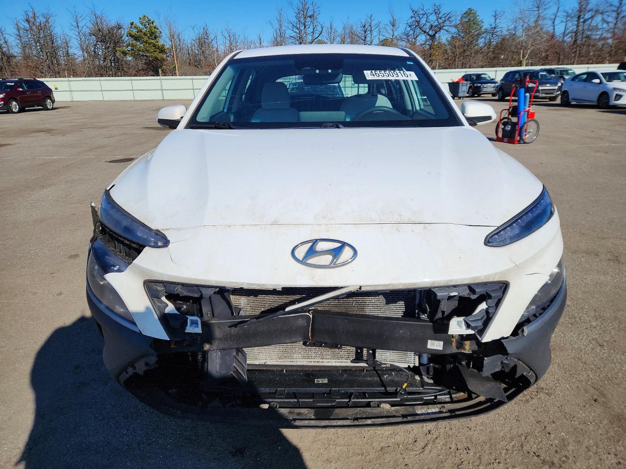 2023 Hyundai Kona Se White vin: KM8K22AB5PU041639