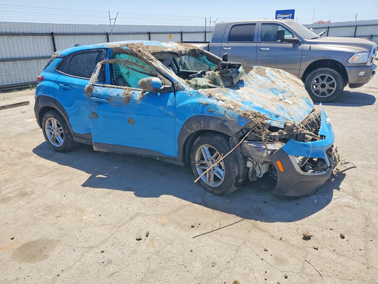 2022 Hyundai Kona Se Blue vin: KM8K22AB8NU762325