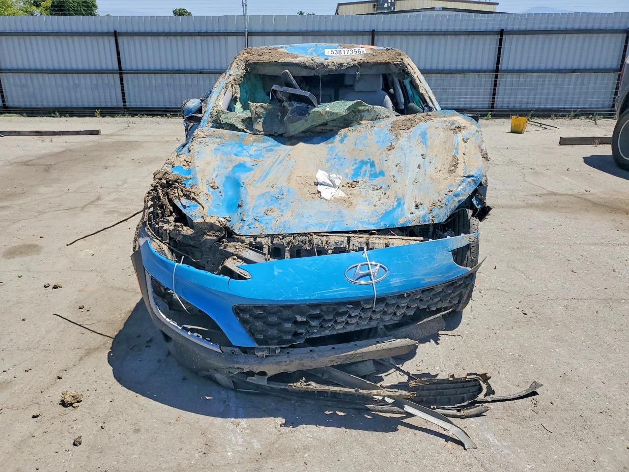 2022 Hyundai Kona Se Blue vin: KM8K22AB8NU762325