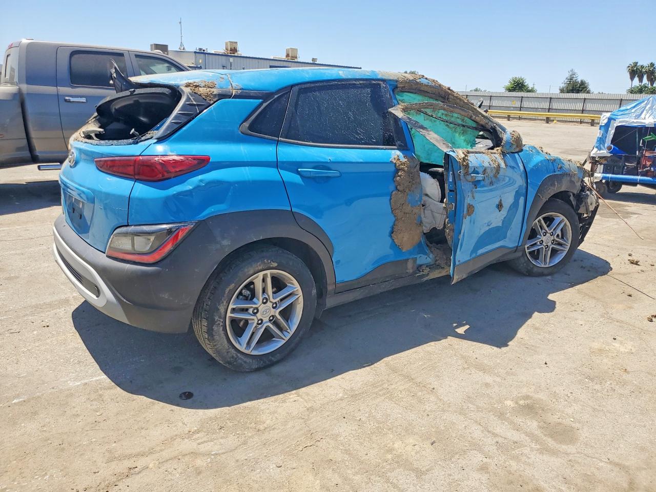 2022 Hyundai Kona Se Blue vin: KM8K22AB8NU762325