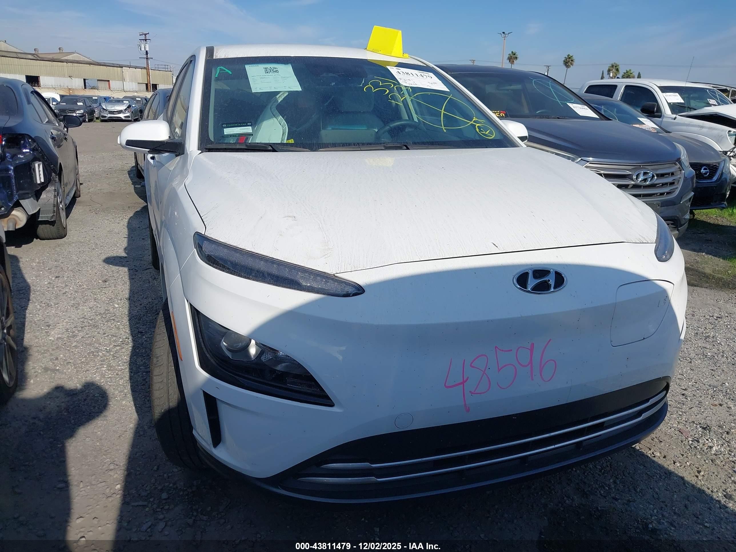 2023 Hyundai Kona Electric Se White vin: KM8K23AG6PU171561
