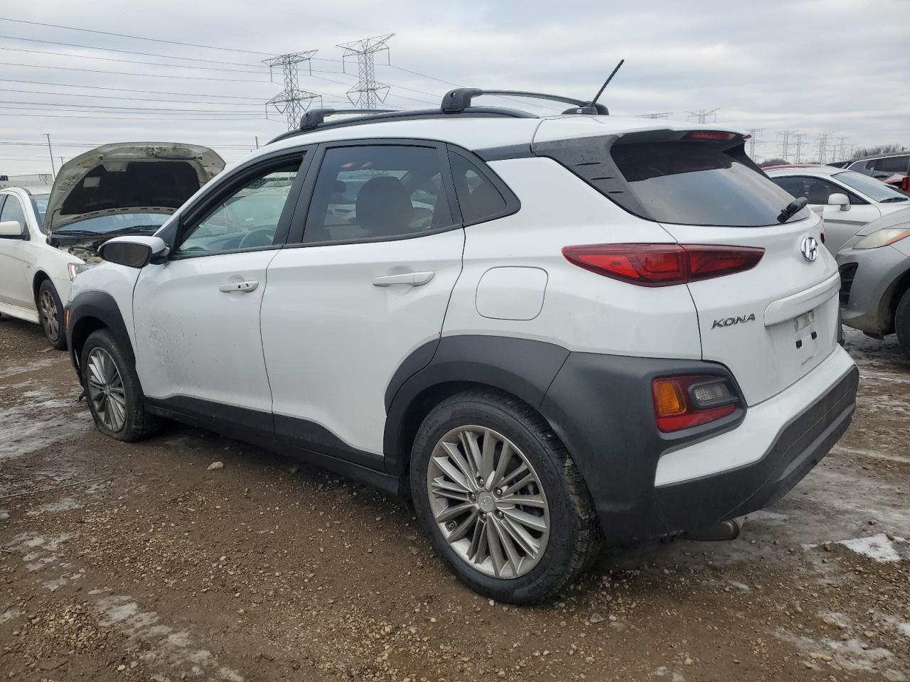 2020 Hyundai Kona Sel White vin: KM8K2CAA0LU469996