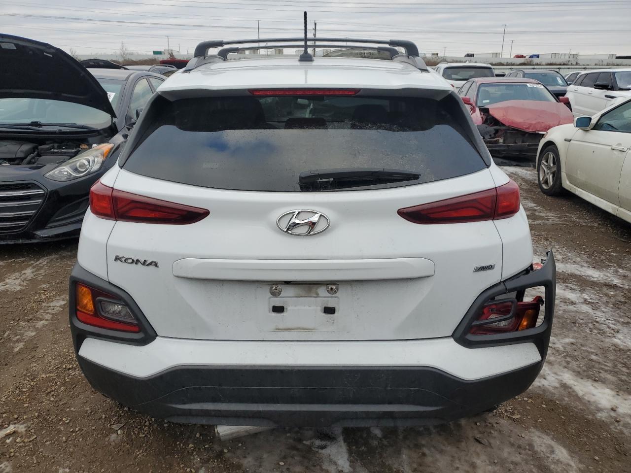 2020 Hyundai Kona Sel White vin: KM8K2CAA0LU469996