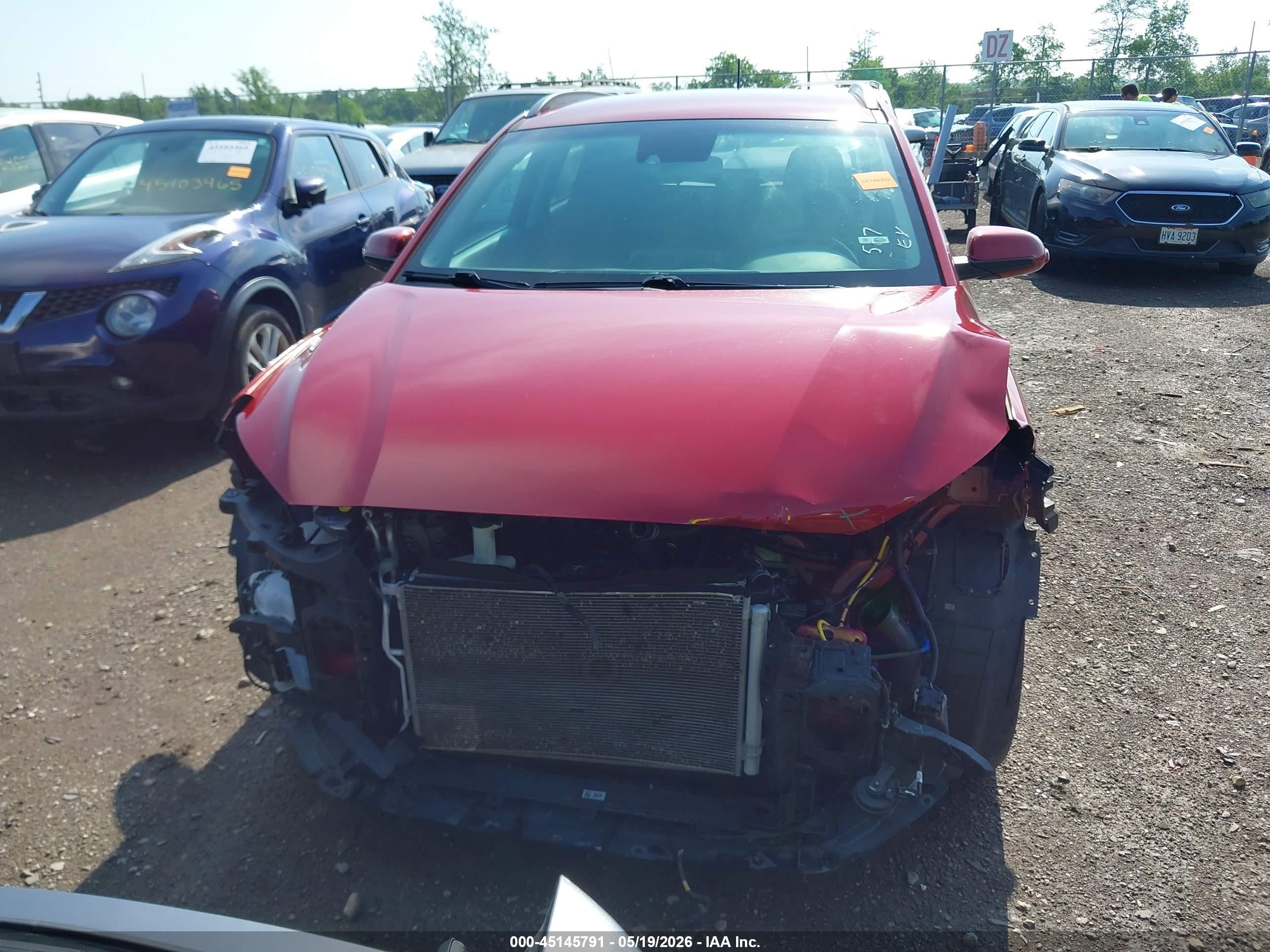 2021 Hyundai Kona Sel Red vin: KM8K2CAA0MU628114