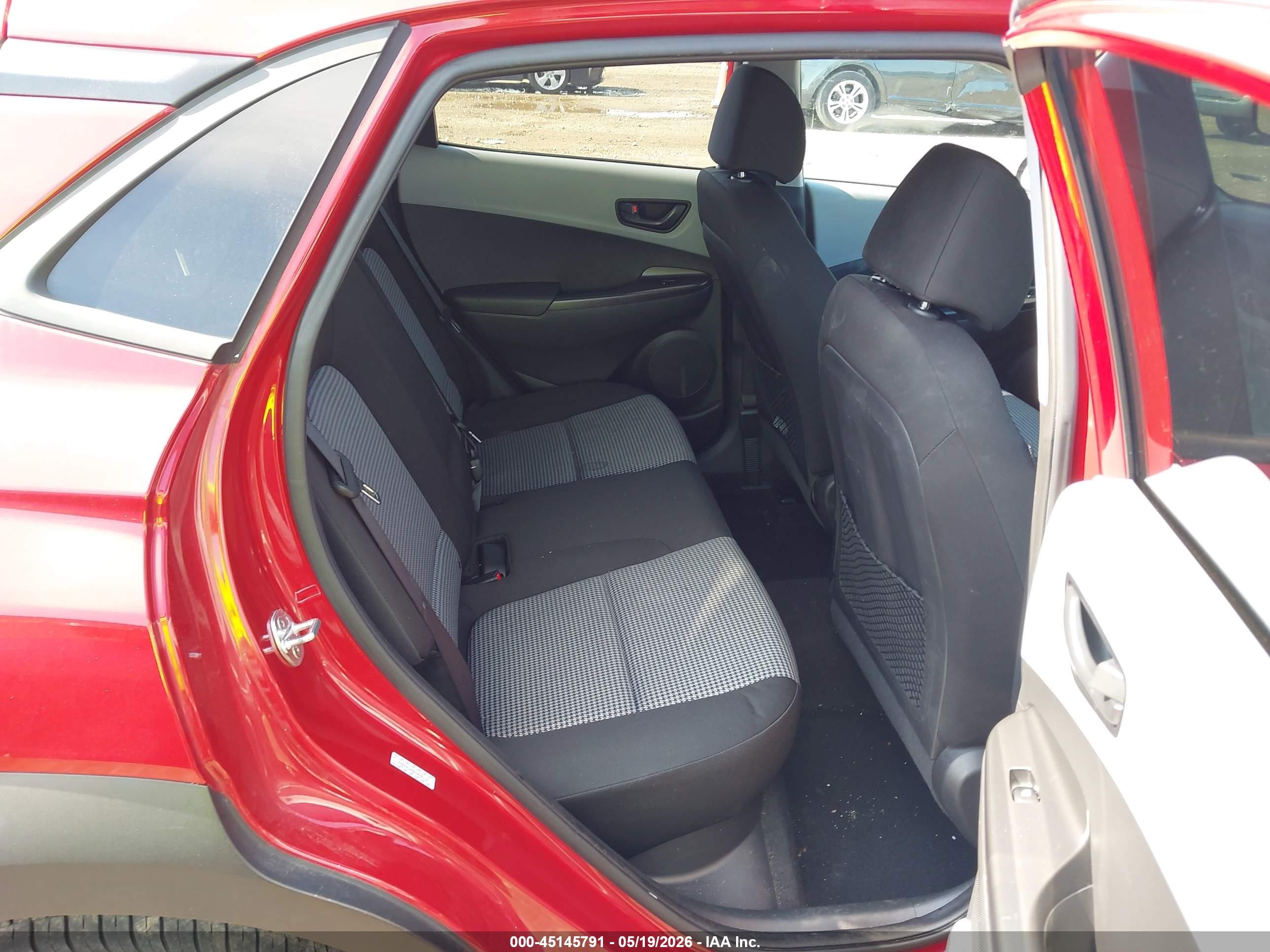 2021 Hyundai Kona Sel Red vin: KM8K2CAA0MU628114