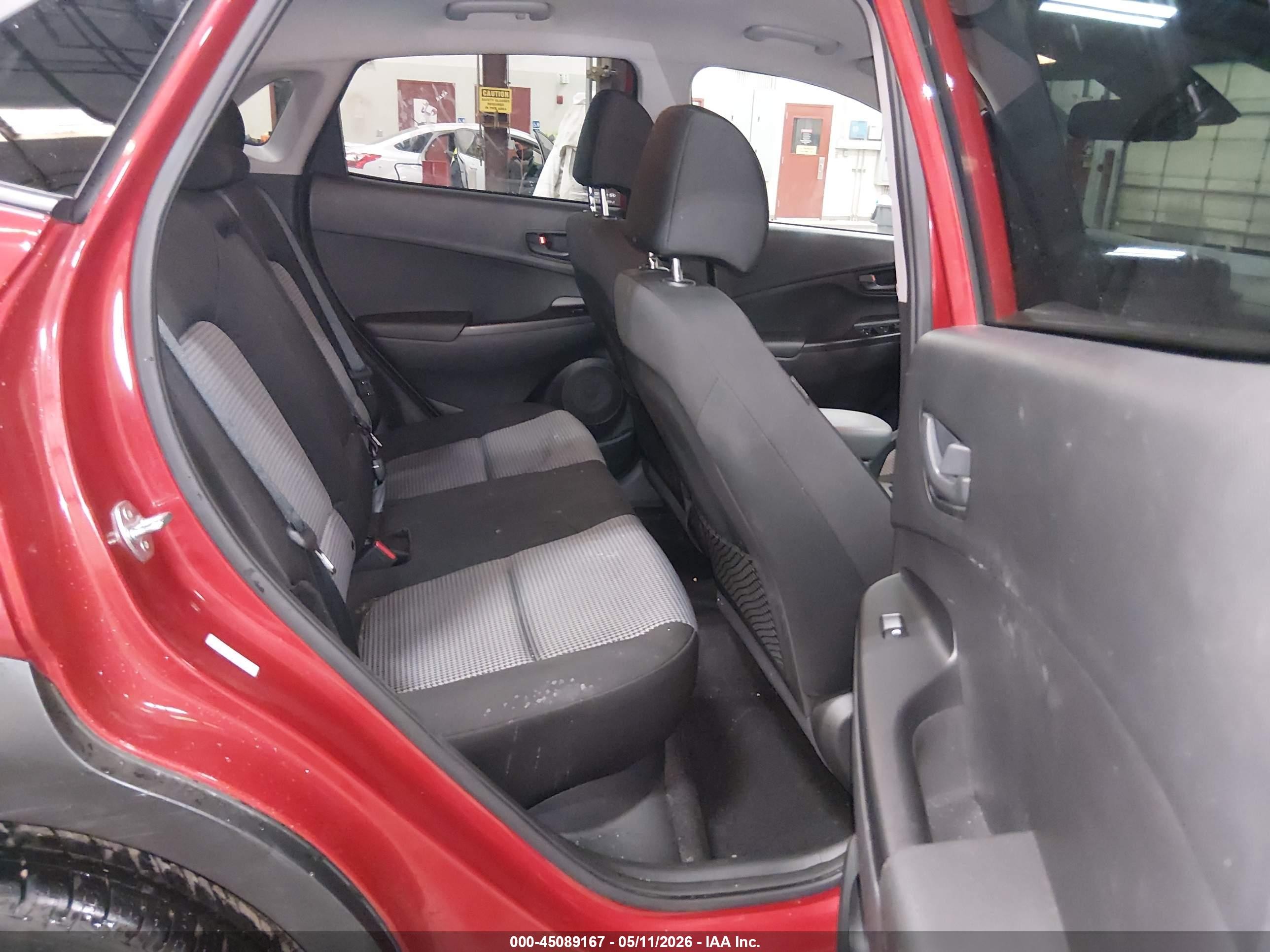 2021 Hyundai Kona Sel Red vin: KM8K2CAA4MU614393