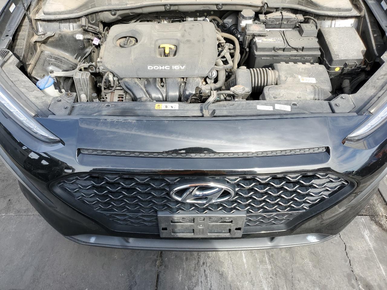 2021 Hyundai Kona Sel Черный vin: KM8K2CAA4MU706295