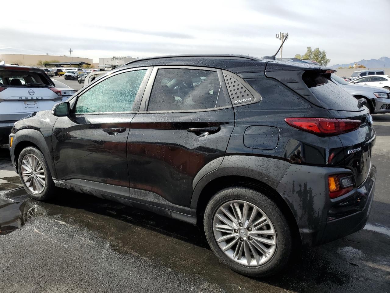 2021 Hyundai Kona Sel Черный vin: KM8K2CAA4MU706295