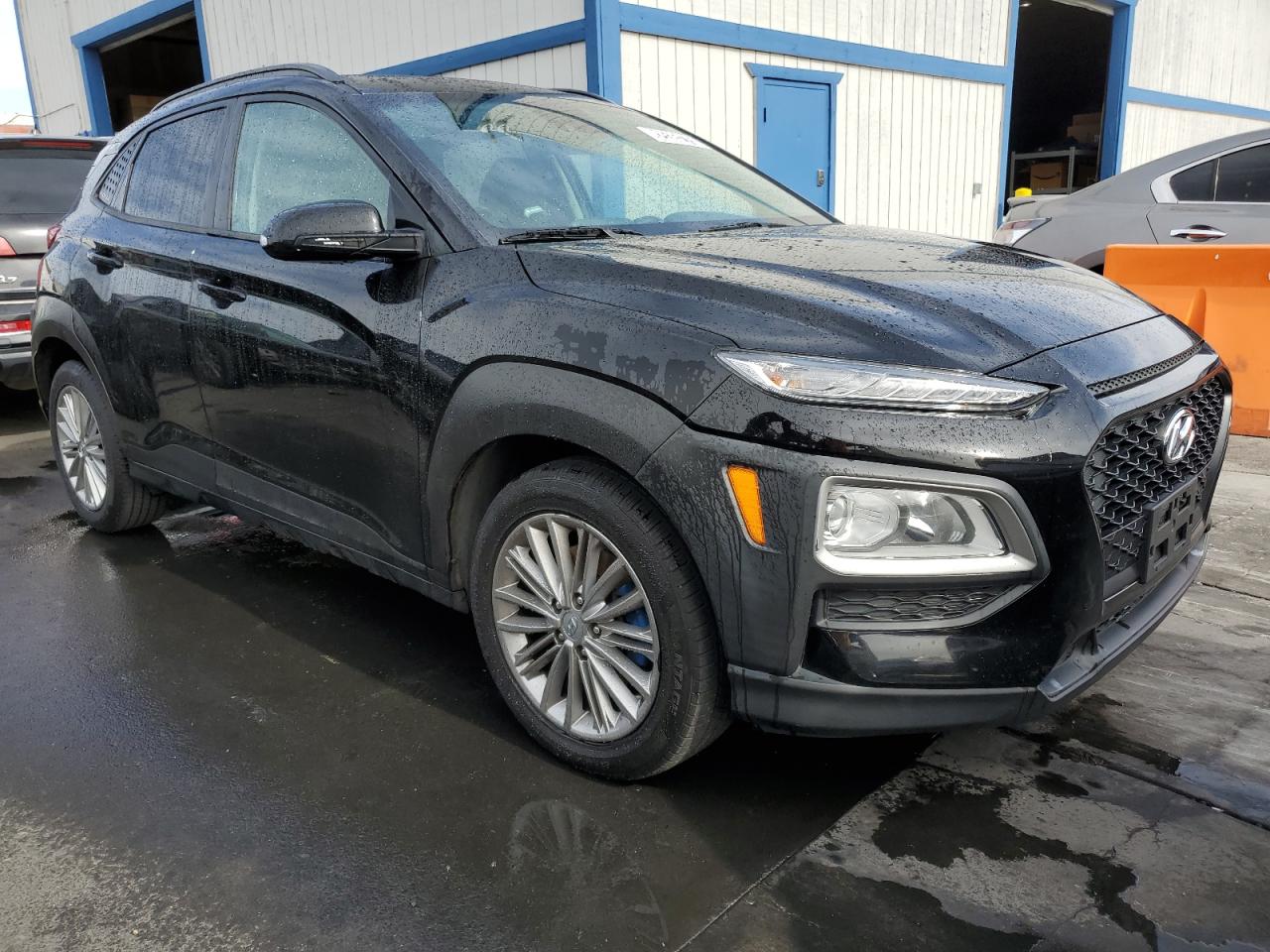 2021 Hyundai Kona Sel Черный vin: KM8K2CAA4MU706295