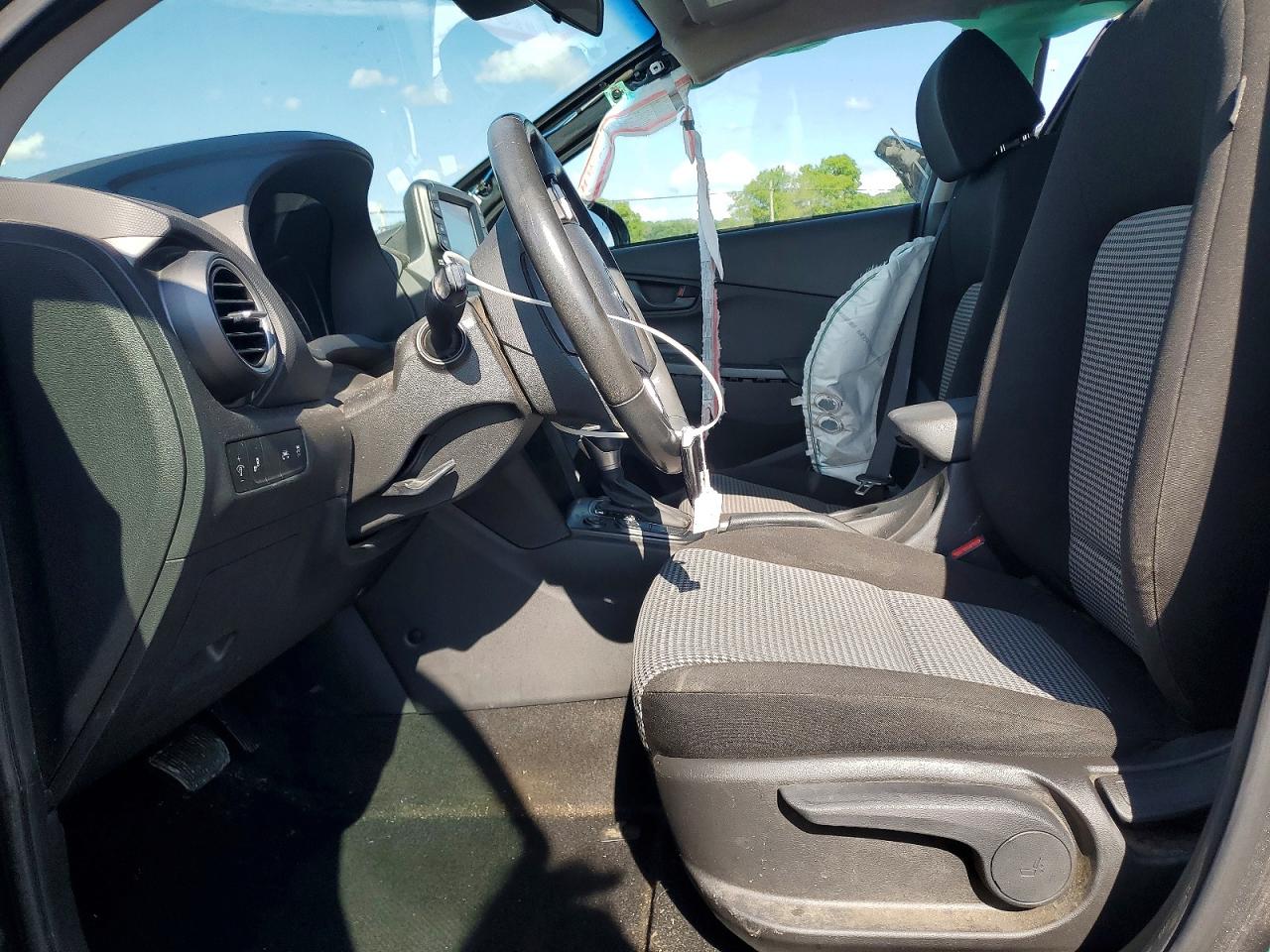 2021 Hyundai Kona Sel Серый vin: KM8K2CAA9MU734464