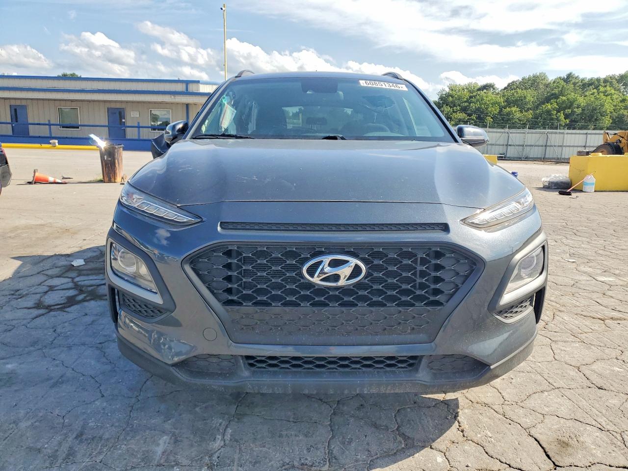 2021 Hyundai Kona Sel Серый vin: KM8K2CAA9MU734464